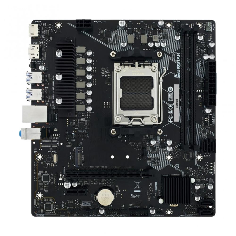 Biostar - B650MT placa base AMD B650 Zócalo AM5 micro ATX