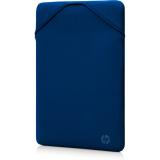 HP - Funda protectora reversible para portátil de 15,6 pulgadas azul