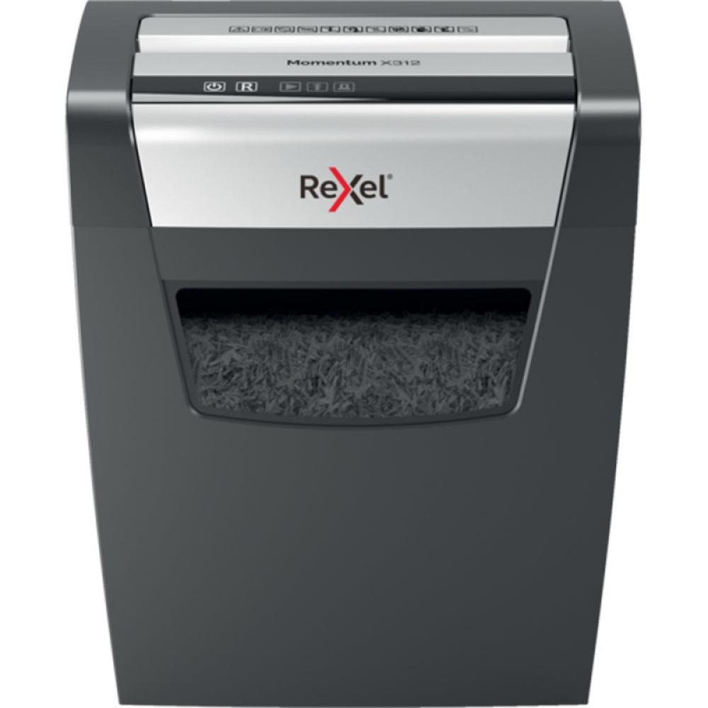 Rexel - Momentum X410 triturador de papel Corte en partículas 62 dB Negro, Gris
