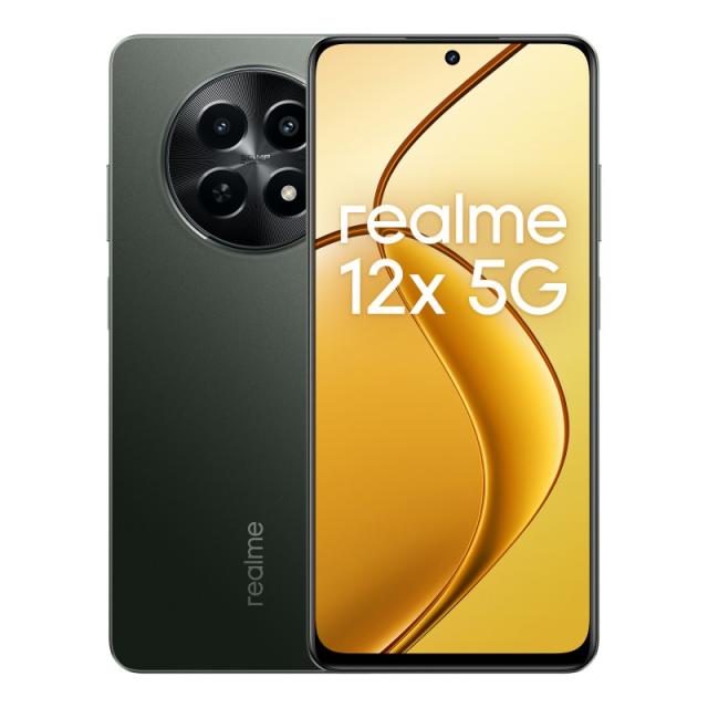realme - 12 12x 5G 16,9 cm (6.67") SIM doble Android 14 USB Tipo C 6 GB 128 GB 5000 mAh Negro