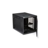 StarTech.com - Armario Rack de Pared para Servidores 12U 19" 4 Columnas y Estante 1U - Rack de Servidores de Monta - RK1232WALHM