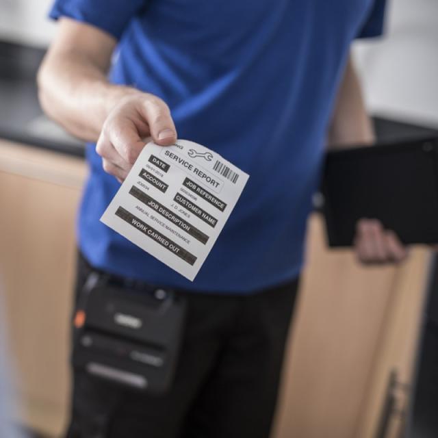 Brother - RJ-4250WB impresora de etiquetas 203 x 203 DPI 127 mm/s Inalámbrico y alámbrico Wifi Bluetooth