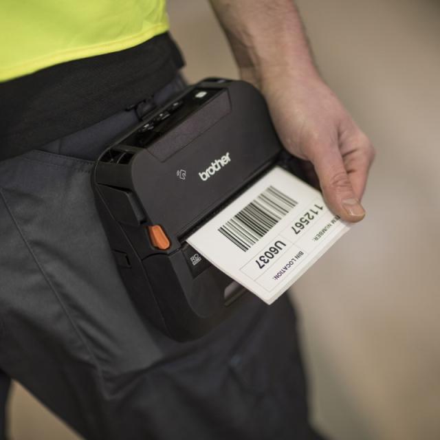 Brother - RJ-4250WB impresora de etiquetas 203 x 203 DPI 127 mm/s Inalámbrico y alámbrico Wifi Bluetooth