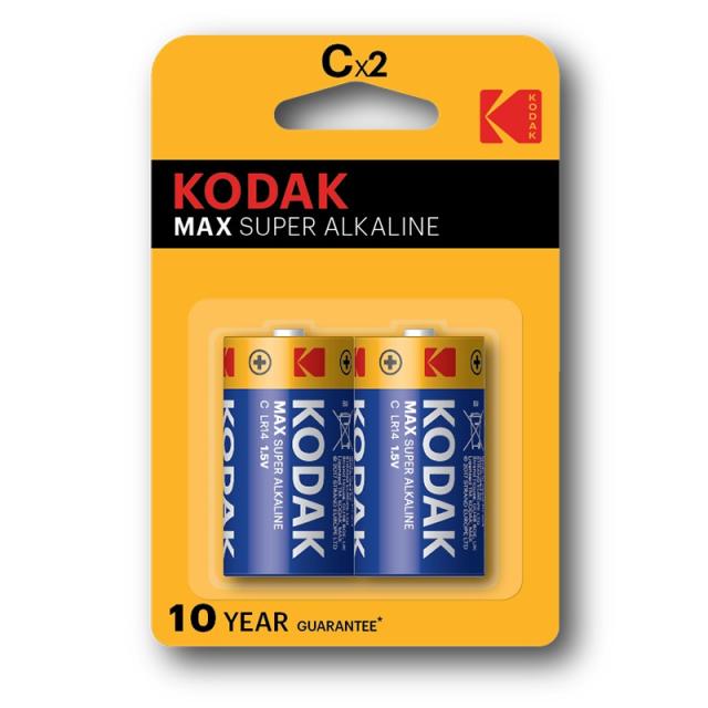 Kodak - Max Super C Batería de un solo uso Alcalino