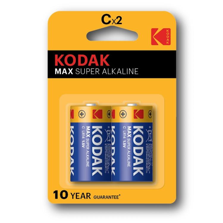 Kodak - Max Super C Batería de un solo uso Alcalino