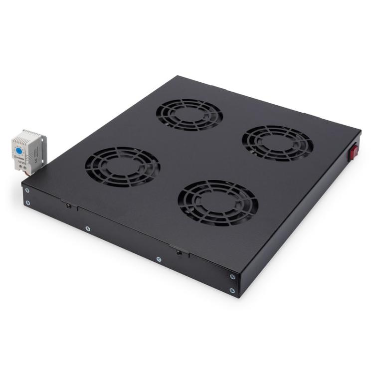 Digitus - Unidad de ventilador para instalación variable de 483 mm (19")