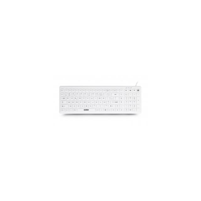 Urban Factory - AKB69UF teclado Médico USB QWERTY Español Blanco