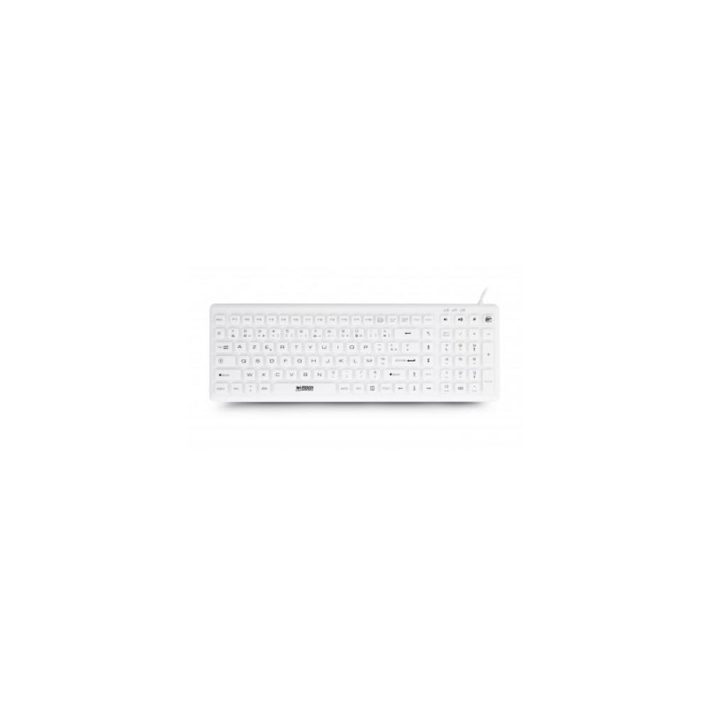 Urban Factory - AKB69UF teclado Médico USB QWERTY Español Blanco