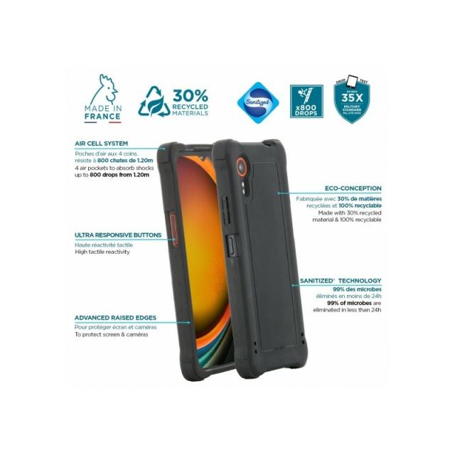 Mobilis - 054016 funda para teléfono móvil 16,8 cm (6.6") Gris