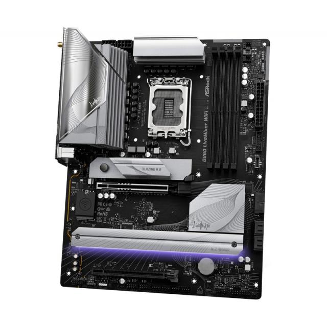 Asrock - B860 LiveMixer WiFi Intel B860 LGA 1851 (Socket V1) ATX