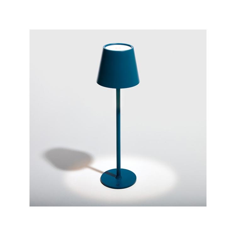 Muitomas - TABLELAMPBL lámpara de mesa LED Azul ártico