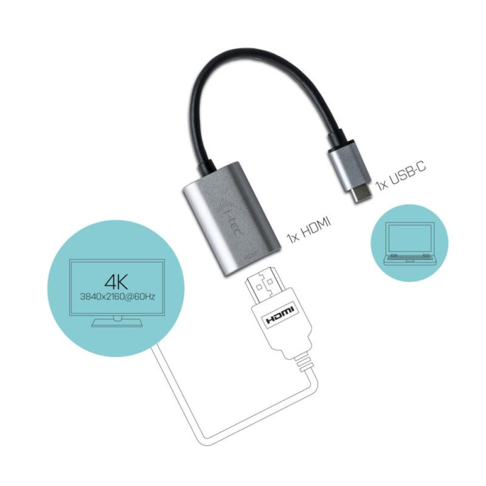 i-tec - Metal USB-C HDMI Adapter 4K/60Hz