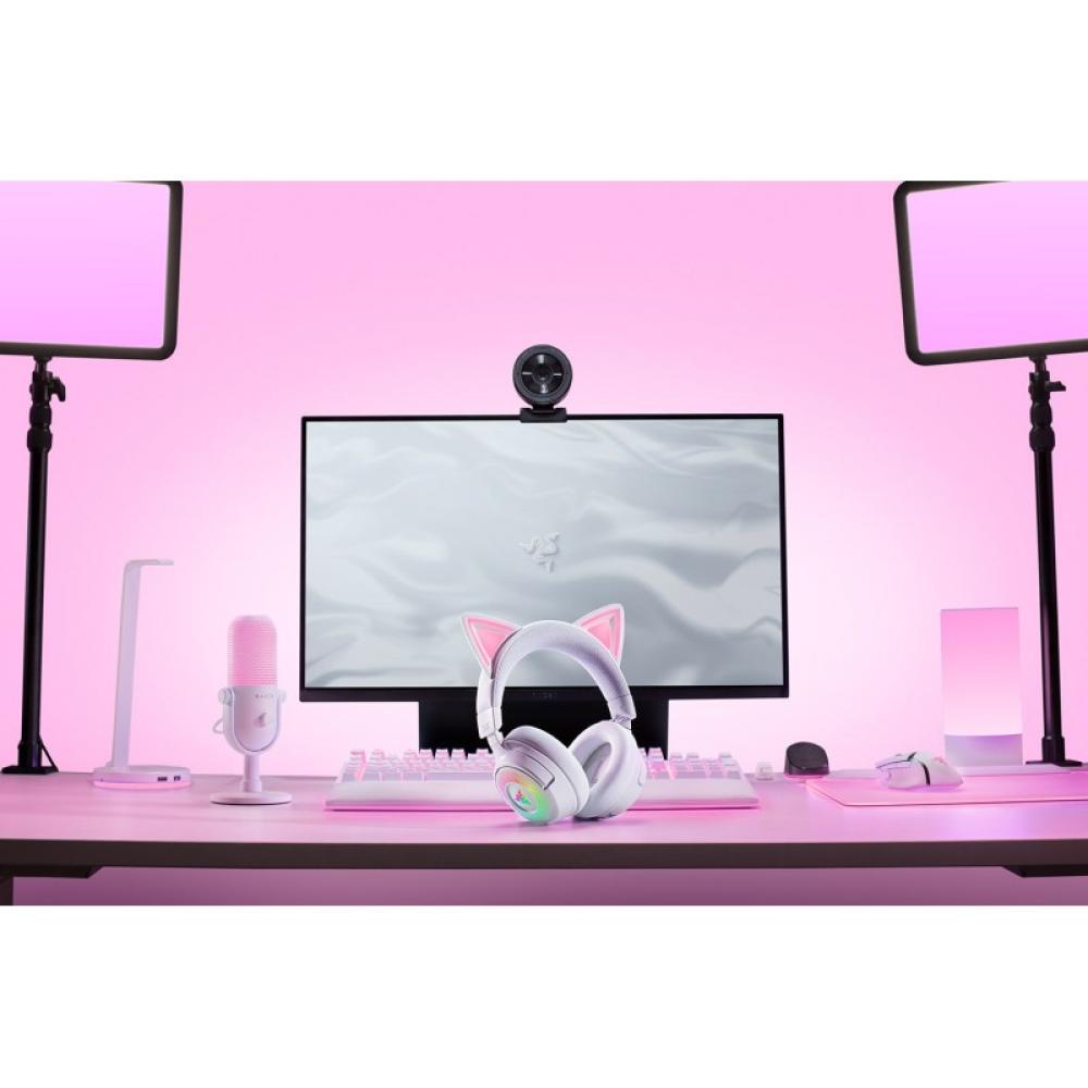 Razer - Kraken Kitty V3 Pro - White Auriculares Inalámbrico y alámbrico Diadema Juego USB tipo A Bluetooth Blanco