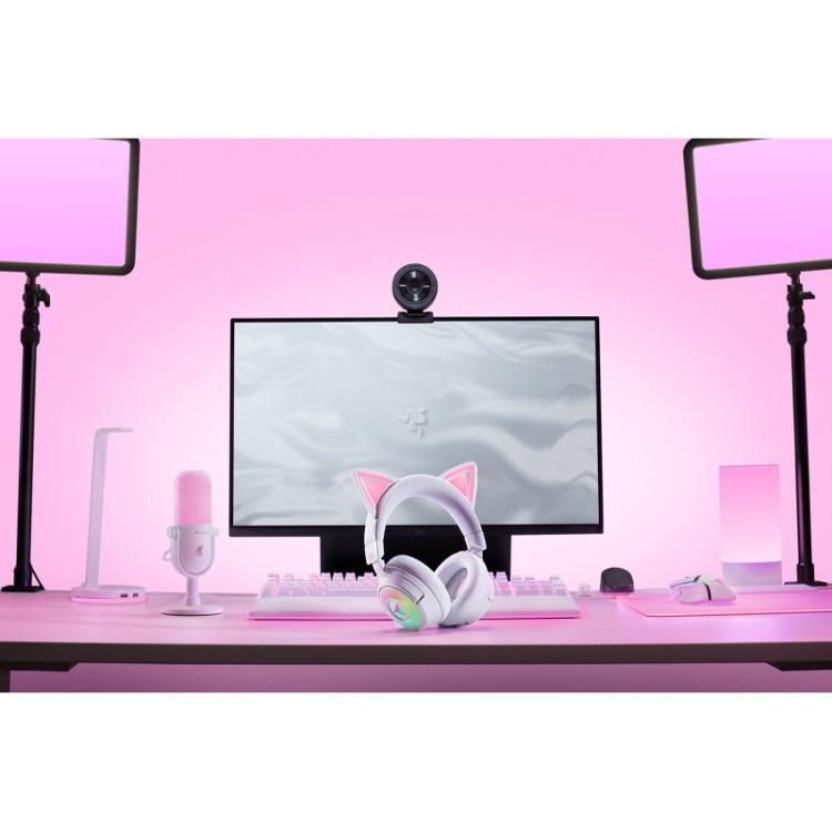 Razer - Kraken Kitty V3 Pro - White Auriculares Inalámbrico y alámbrico Diadema Juego USB tipo A Bluetooth Blanco