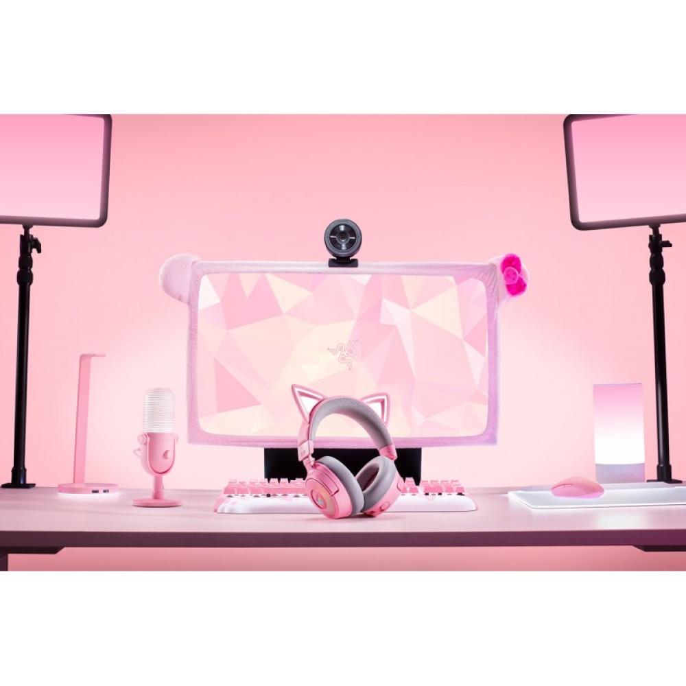 Razer - Kraken Kitty V3 Pro - Quartz Auriculares Inalámbrico y alámbrico Diadema Juego USB tipo A Bluetooth Rosa