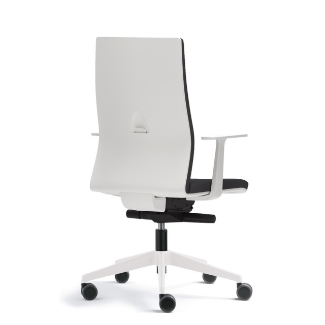 Silla Touch Blanca Respaldo Alto