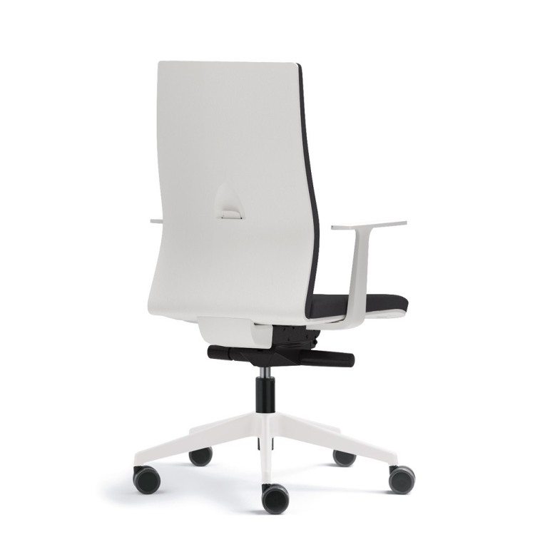 Silla Touch Blanca Respaldo Alto