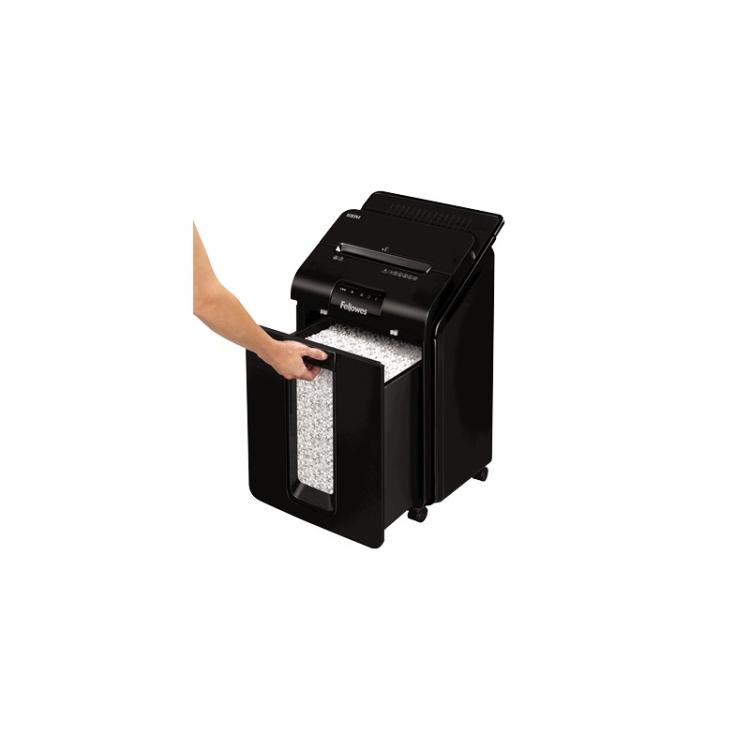 Fellowes - AutoMax 100M triturador de papel Corte en partículas 22 cm Negro