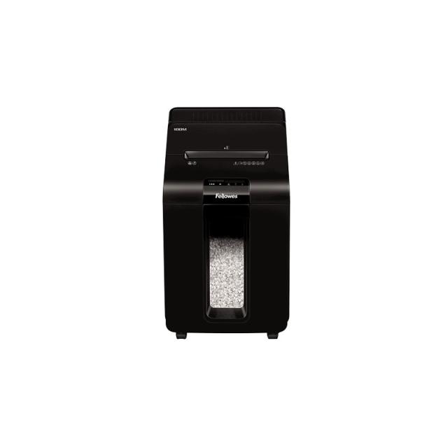 Fellowes - AutoMax 100M triturador de papel Corte en partículas 22 cm Negro