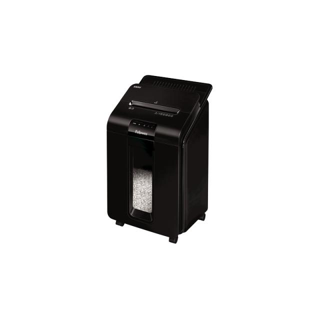 Fellowes - AutoMax 100M triturador de papel Corte en partículas 22 cm Negro