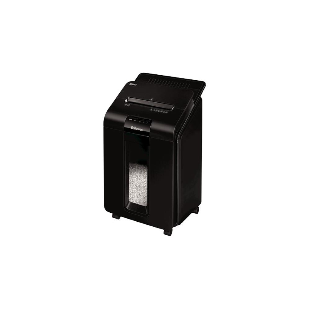 Fellowes - AutoMax 100M triturador de papel Corte en partículas 22 cm Negro
