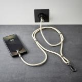 Intenso - Handykette als Lade- + Datenkabel USB-C bis 1,65m beige cable USB USB C