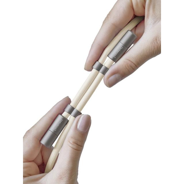Intenso - Handykette als Lade- + Datenkabel USB-C bis 1,65m beige cable USB USB C