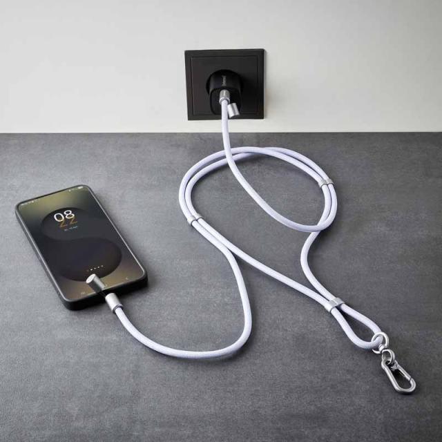 Intenso - Handykette als Lade- + Datenkabel USB-C bis 1,65m lila cable USB USB C Púrpura