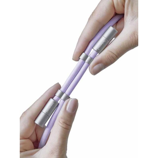 Intenso - Handykette als Lade- + Datenkabel USB-C bis 1,65m lila cable USB USB C Púrpura