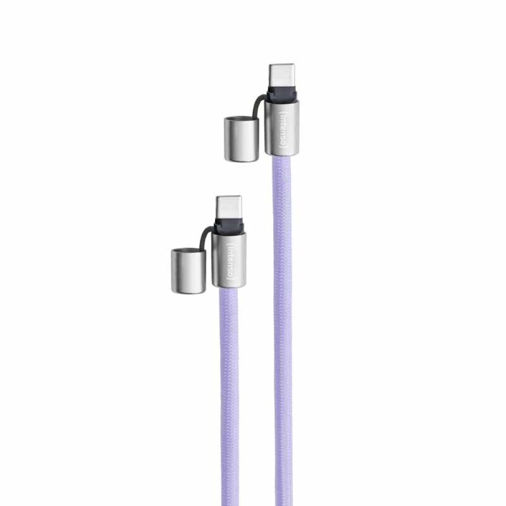 Intenso - Handykette als Lade- + Datenkabel USB-C bis 1,65m lila cable USB USB C Púrpura