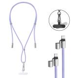 Intenso - Handykette als Lade- + Datenkabel USB-C bis 1,65m lila cable USB USB C Púrpura