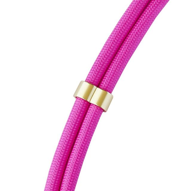 Intenso - Handykette als Lade- + Datenkabel USB-C bis 1,65m neon pink cable USB USB C Rosa