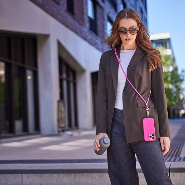 Intenso - Handykette als Lade- + Datenkabel USB-C bis 1,65m neon pink cable USB USB C Rosa