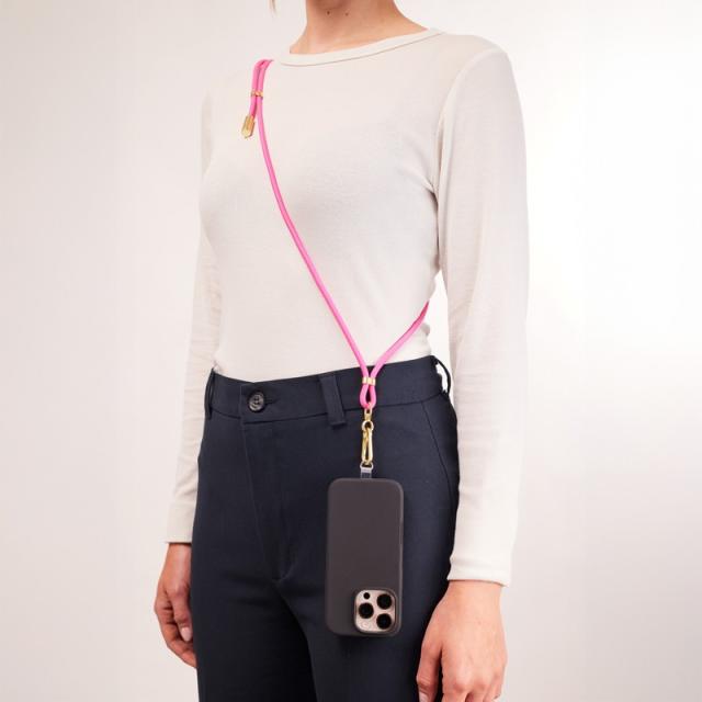 Intenso - Handykette als Lade- + Datenkabel USB-C bis 1,65m neon pink cable USB USB C Rosa