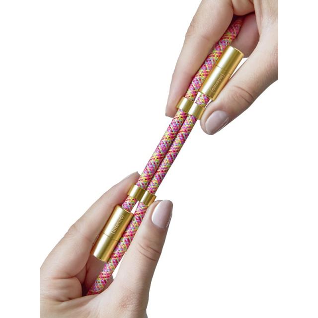 Intenso - Handykette als Lade- + Datenkabel USB-C bis 1,65m neon mix cable USB USB C Multicolor