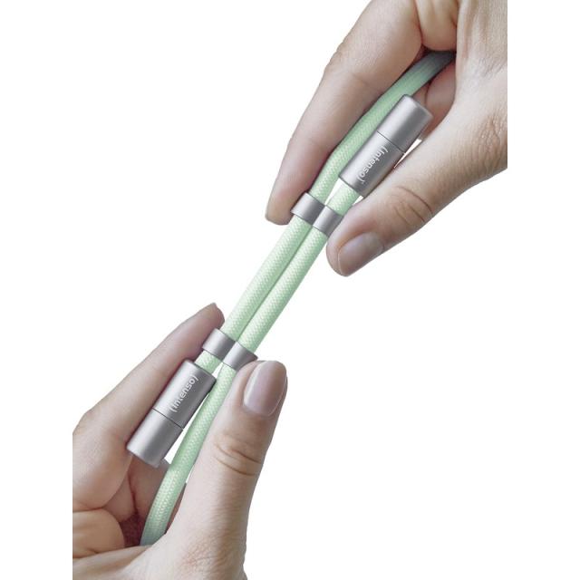 Intenso - Handykette als Lade- + Datenkabel USB-C bis 1,65m grün cable USB USB C Verde