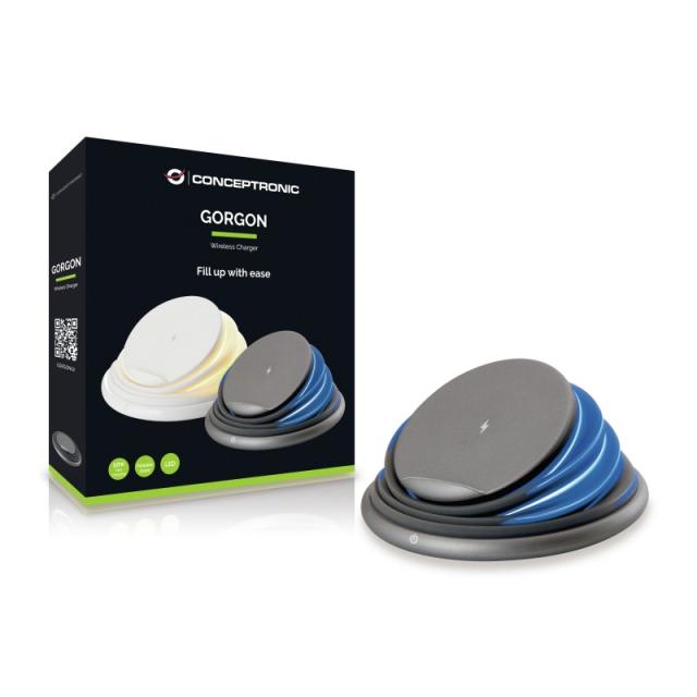 Conceptronic - GORGON02G cargador de dispositivo móvil Gris Interior