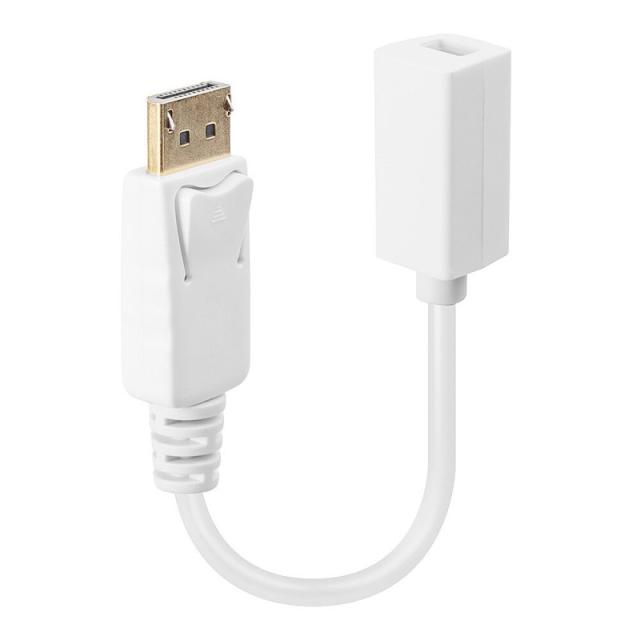 Lindy - 41060 adaptador de cable de vídeo 0,15 m DisplayPort Mini DisplayPort Blanco