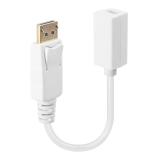 Lindy - 41060 adaptador de cable de vídeo 0,15 m DisplayPort Mini DisplayPort Blanco
