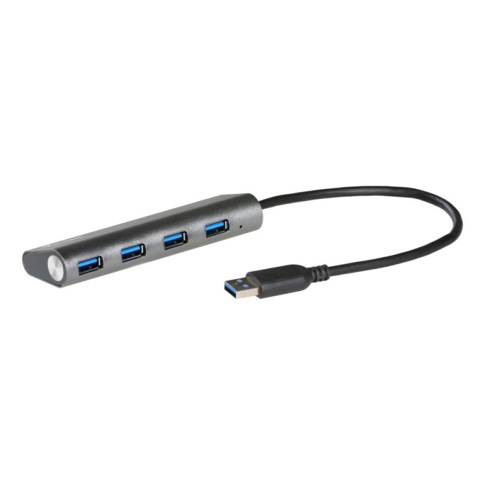 i-tec - Metal Superspeed USB 3.0 4-Port Hub