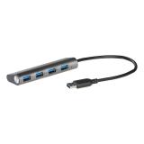 i-tec - Metal Superspeed USB 3.0 4-Port Hub