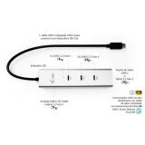 i-tec - Metal USB-C Charging HUB 5port with USB-C video 8K + Power Delivery 85W