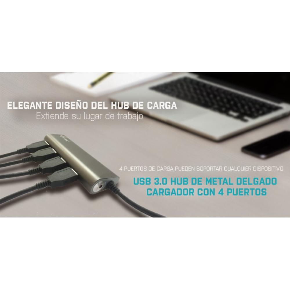 i-tec - Metal Superspeed USB 3.0 4-Port Hub