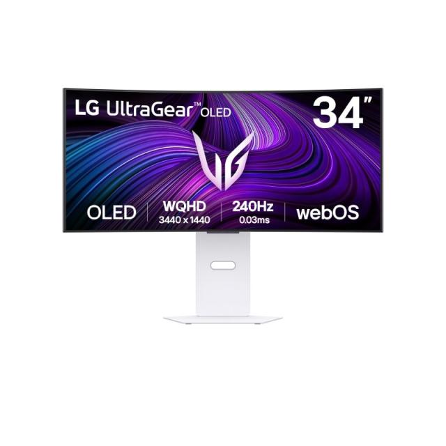 LG - 34GX90SA-W pantalla para PC 86,4 cm (34") 3440 x 1440 Pixeles Wide Quad HD OLED Blanco