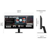 LG - 29U511A-B pantalla para PC 73,7 cm (29") 2560 x 1080 Pixeles WFHD LCD Negro