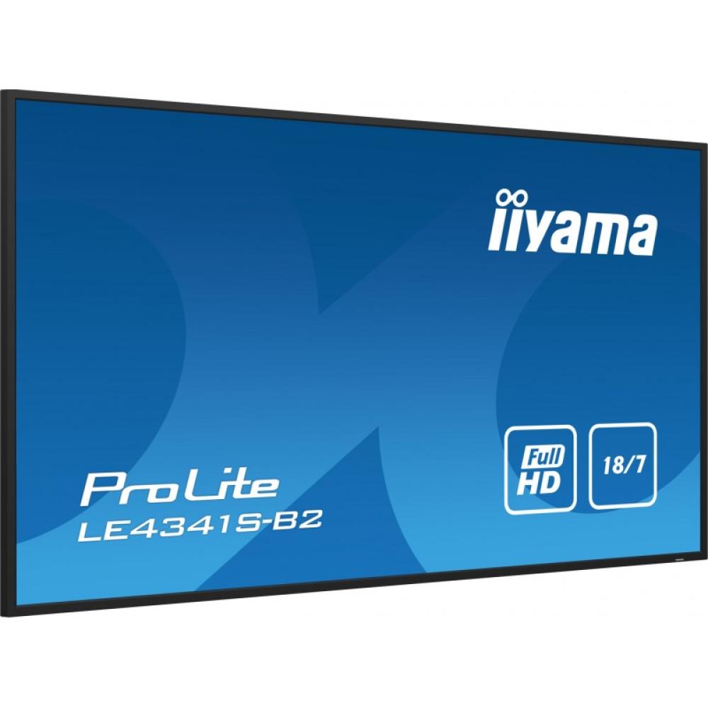 iiyama - PROLITE LE4341S-B2 Pantalla plana para señalización digital 108 cm (42.5") LCD 350 cd / m² Full HD Negro 18/7