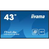 iiyama - PROLITE LE4341S-B2 Pantalla plana para señalización digital 108 cm (42.5") LCD 350 cd / m² Full HD Negro 18/7