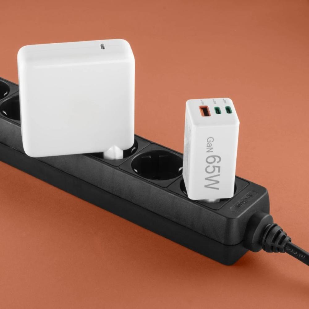 Hama - 00201996 cargador de dispositivo móvil Smartphone Blanco Corriente alterna Carga rápida Interior, Exterior