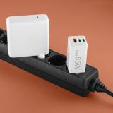 Hama - 00201996 cargador de dispositivo móvil Smartphone Blanco Corriente alterna Carga rápida Interior, Exterior