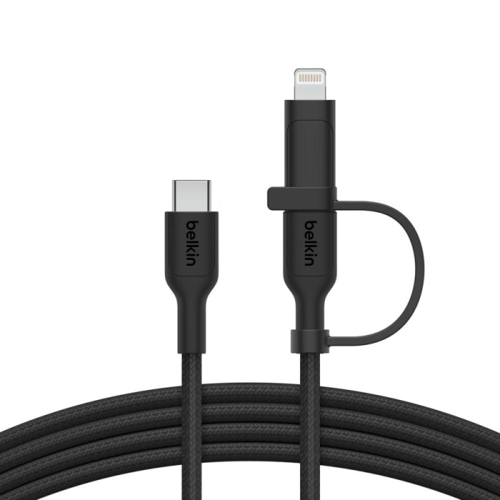 Belkin - BoostCharge Pro cable USB USB 2.0 1,5 m USB C USB C/Lightning Negro